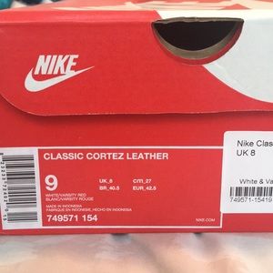 nike cortez box